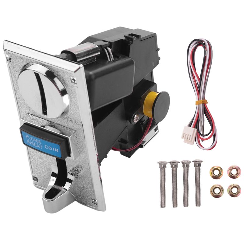 Arcade Game Vending Machine - Multi Coin Acceptor Electronic Roll Down