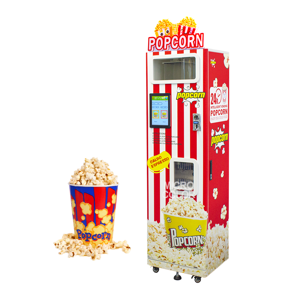 Bill Acceptor Vending - Full Automatic Commercial Popcorn Vending Machine
