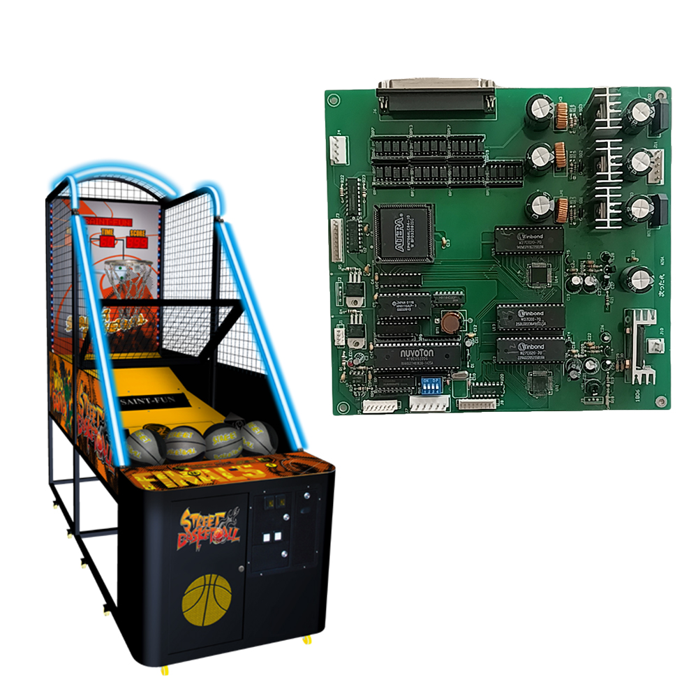 Gun Shooting Arcade - Arcade Street Basketball Motherboard Coin Operated