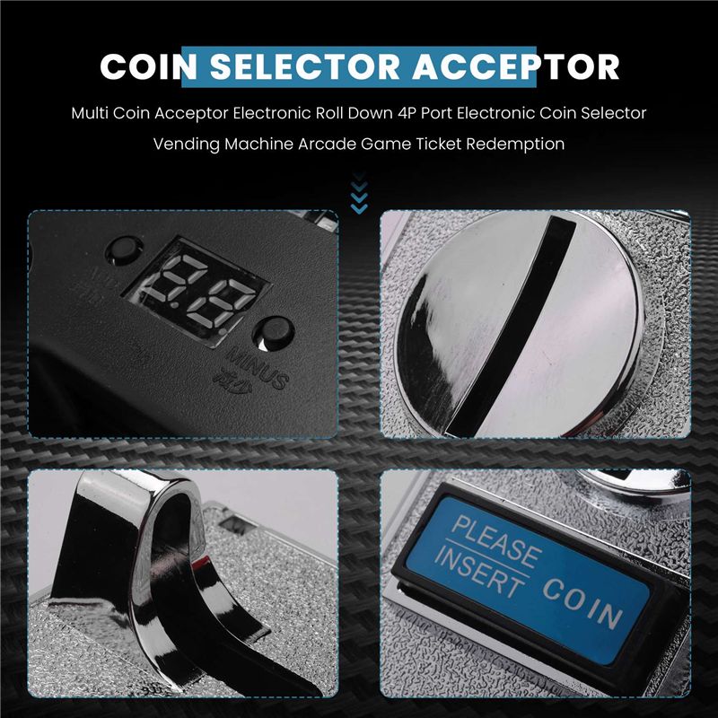 Multi Coin Acceptor Electronic - Arcade Game Vending Machine 리뷰 및 가격