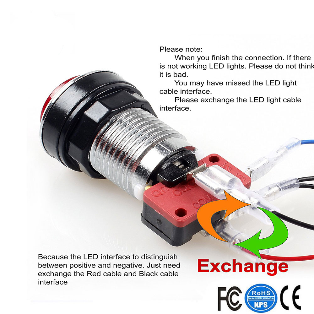 Arcade Kit with LED Silver Chr - Arcade Button Pcb 리뷰 및 가격