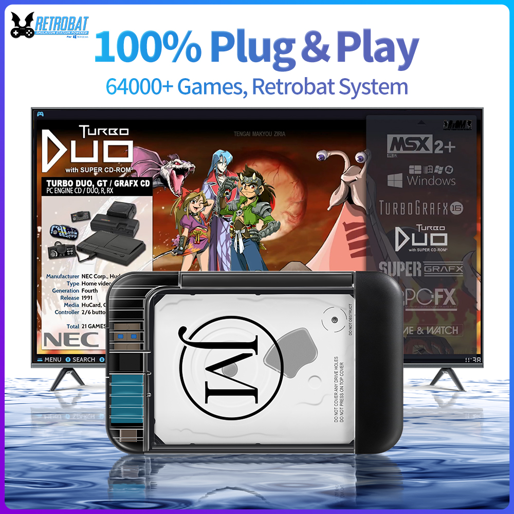 RETROBAT Portable 500G Gaming  - Arcade X 리뷰 및 가격