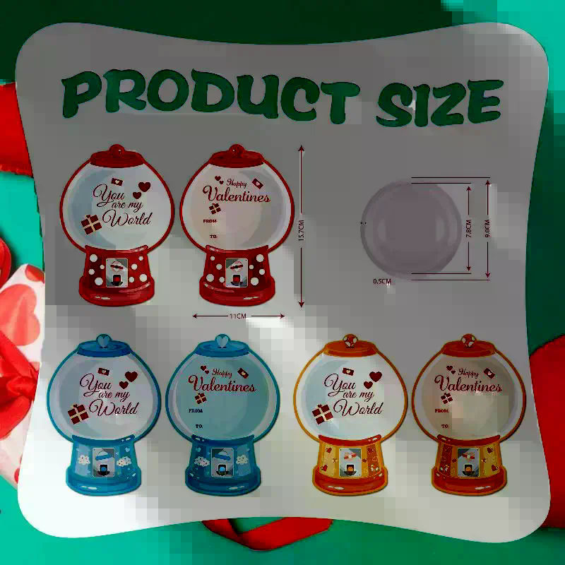 18/36 Pcs DIY Valentines Candy - Bubble Gum Machine 리뷰 및 가격