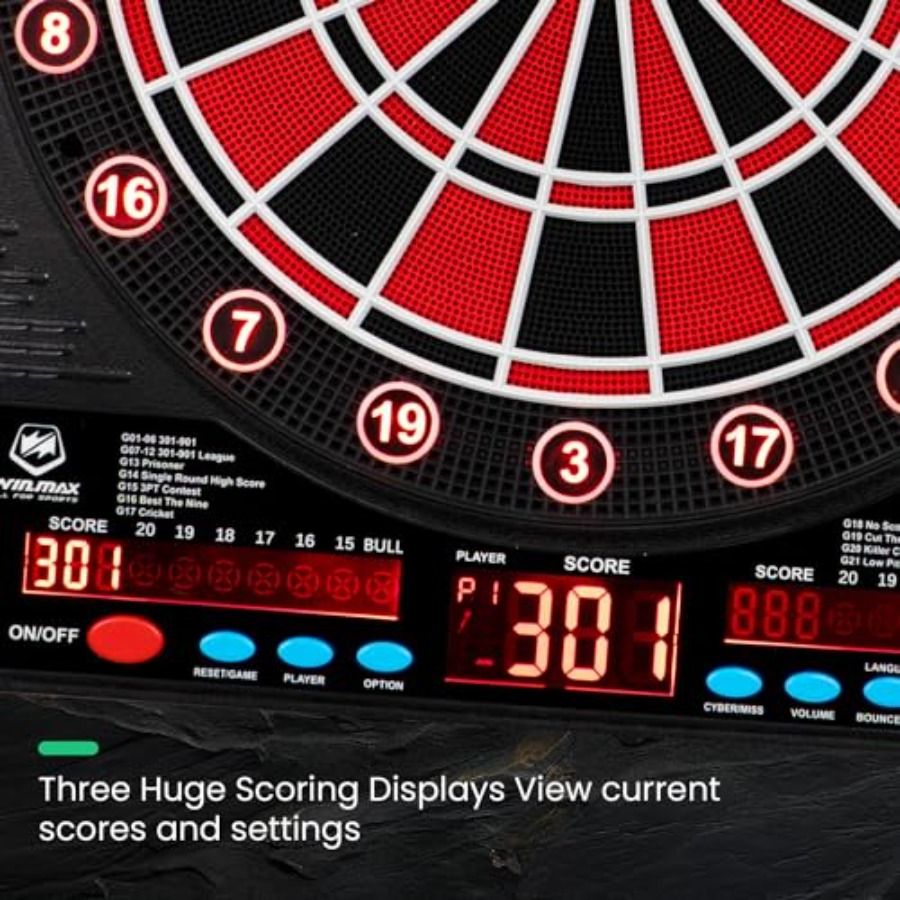 Electronic Dart Board LED Elec - Electronic Dartboard Cabinet 리뷰 및 가격