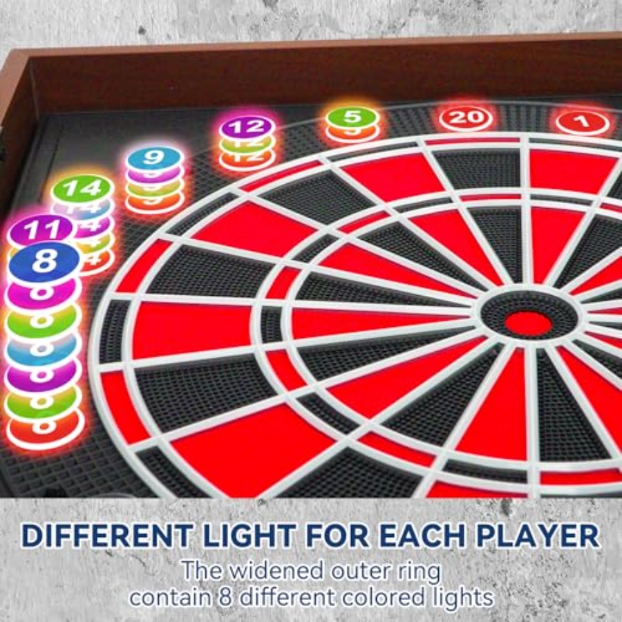 Electronic Dart Board LED Elec - Electronic Dartboard Cabinet 리뷰 및 가격