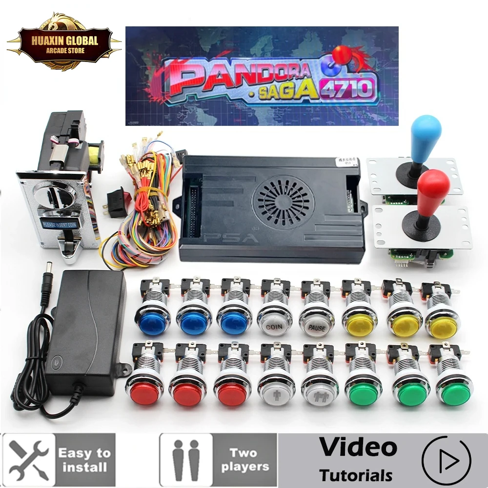 2 Player 4710 in 1 Pandora Sag - Arcade Button Pcb 리뷰 및 가격