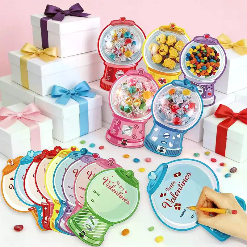 18/36 Pcs DIY Valentines Candy - Bubble Gum Machine 리뷰 및 가격