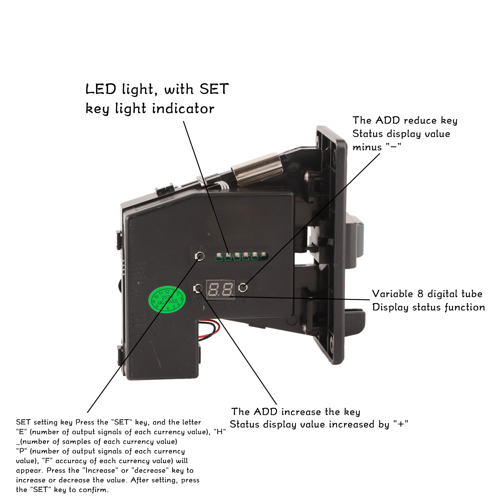 Coin Acceptor Support 6 Kinds  - Coin Acceptor Selector 리뷰 및 가격