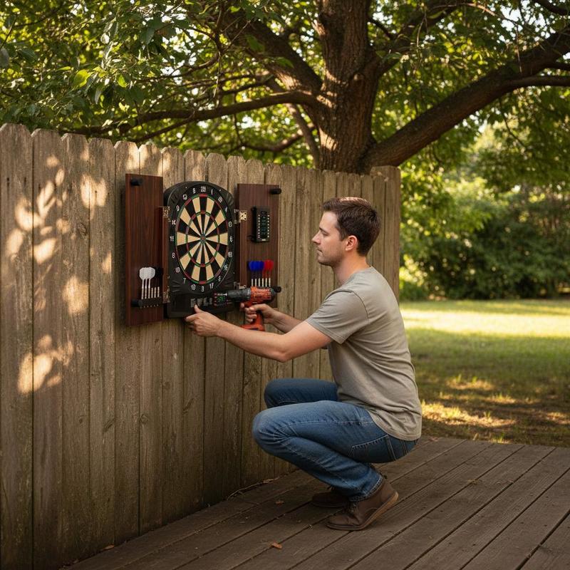 Dartboard and cabinet set Home - Electronic Dartboard Cabinet 리뷰 및 가격