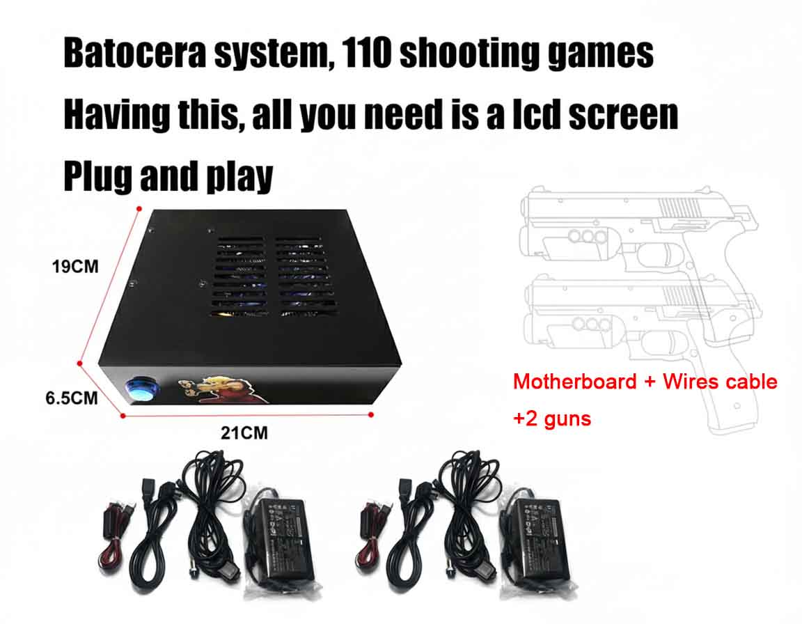 Batocera Game System With Dual - Gun Shooting Arcade 리뷰 및 가격