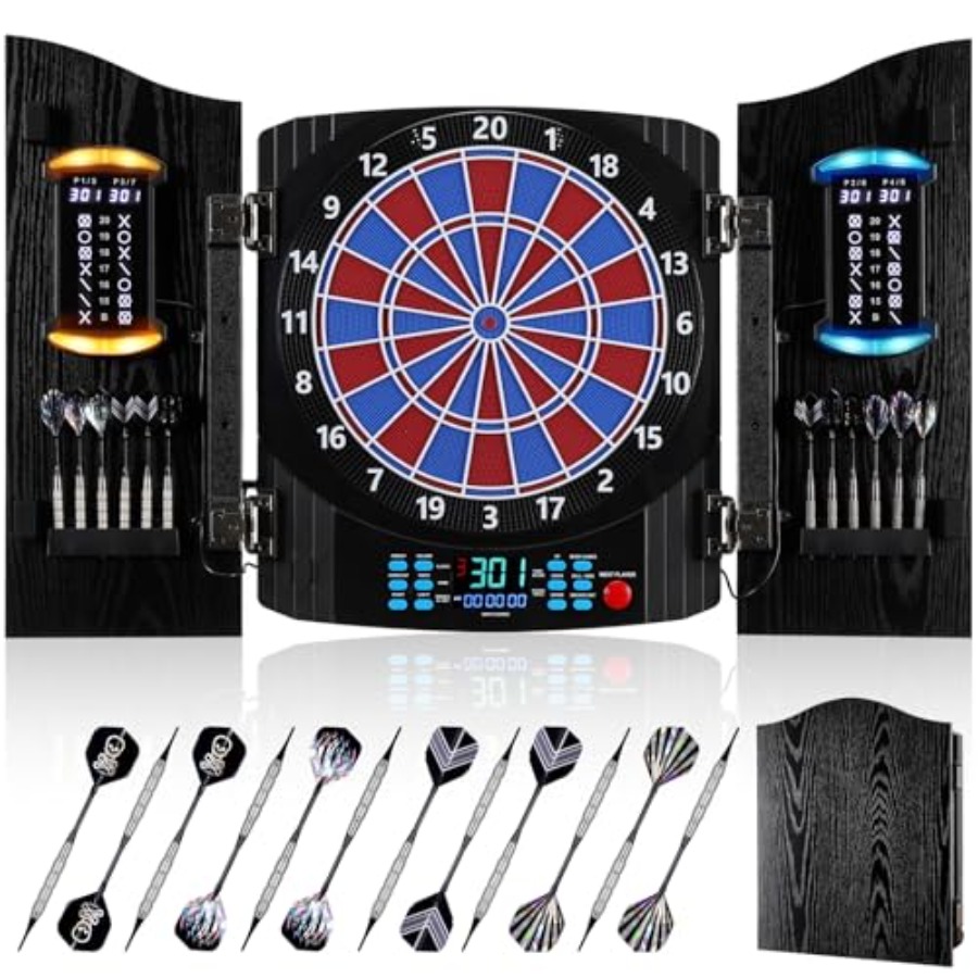 Electronic Dart Board, Electri - Electronic Dartboard Cabinet 리뷰 및 가격