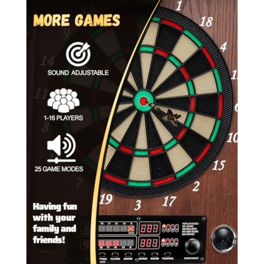 Electronic Dart Board, Decorat - Electronic Dartboard Cabinet 리뷰 및 가격